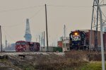 CP & NS Locomotives in the yard